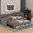Upholstered Daybed With Trundle And Drawers-287409847-287409848