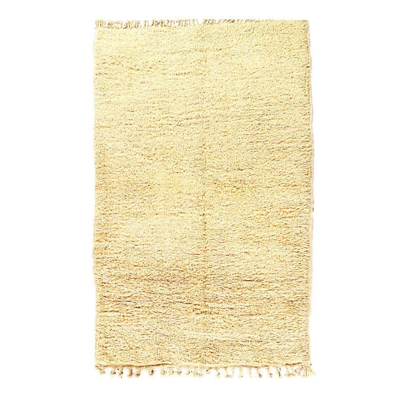 Ivory Moroccon Rug 5'2"X 8'1"