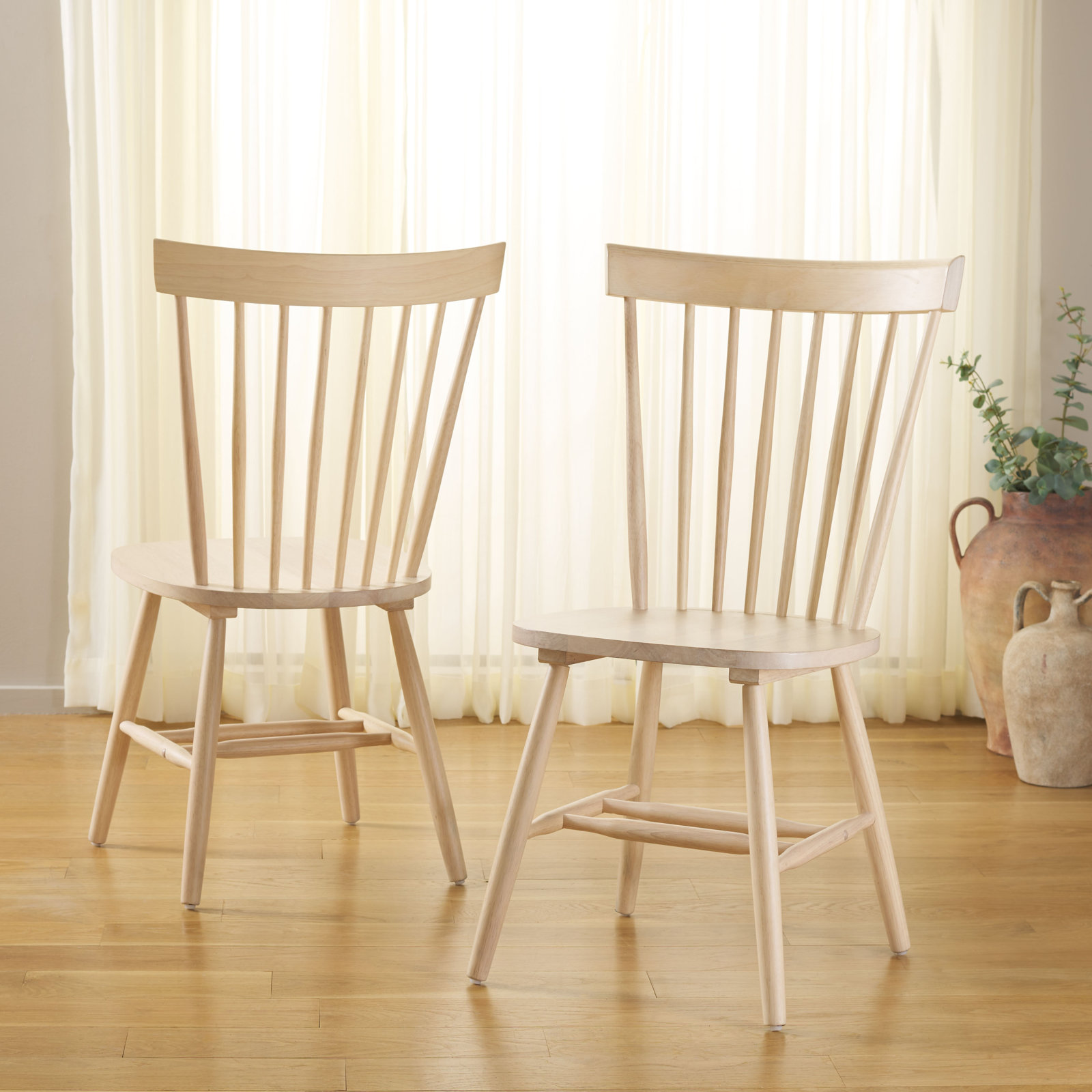 Matanna Oak Dining Chair, White Wash