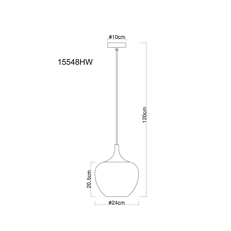 Portia 1 - Light Natural Pendant