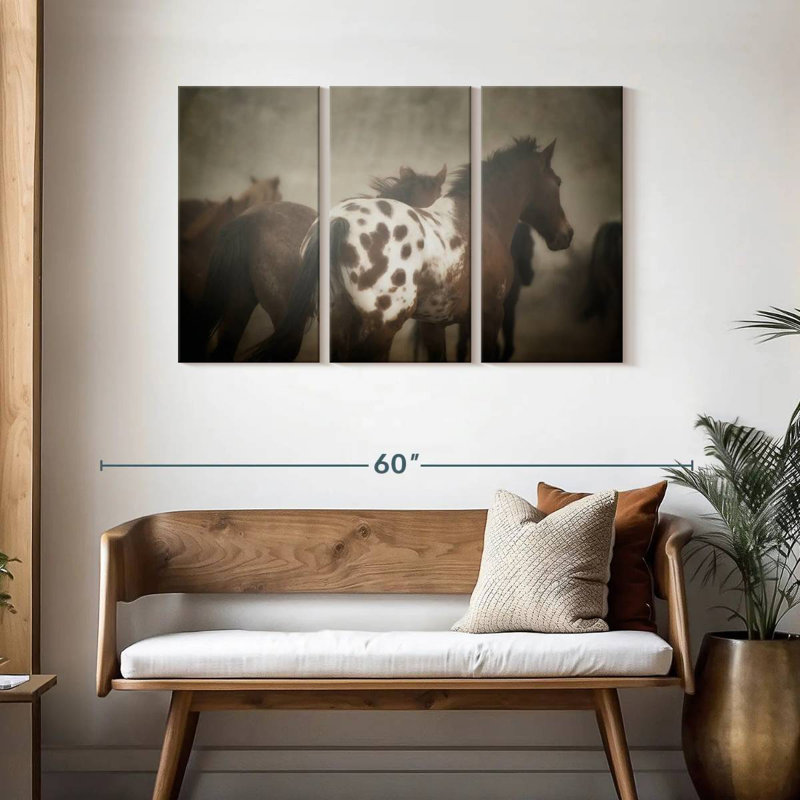 Brampt Appaloosa Herd, 28" H x 45" W