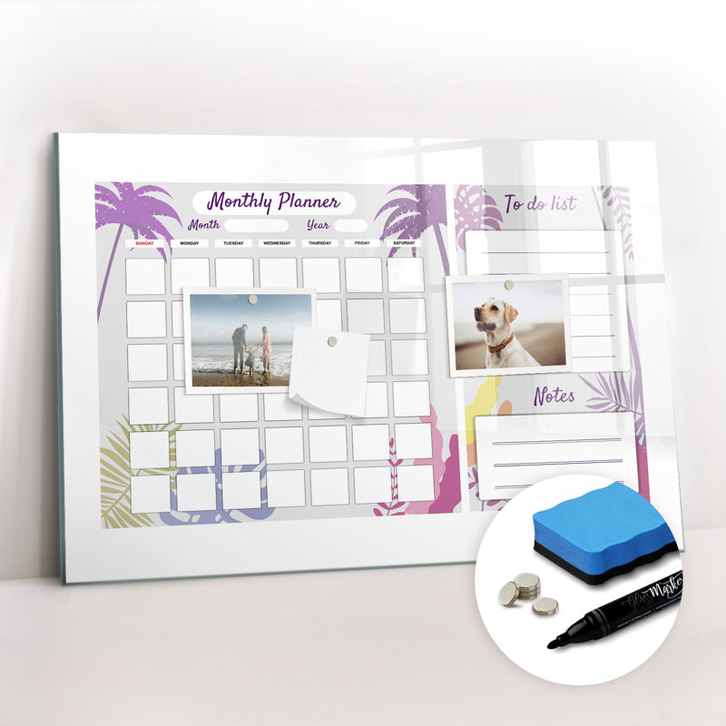 Magnetic Glass Dry Erase Board