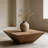 35" Wabi-Sabi Vintage Distressed Accent Grain Effect Rustic Square Coffee Table-- Arrtle Furniture