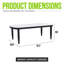 Table basse moderne d'extérieur Elegance Arc