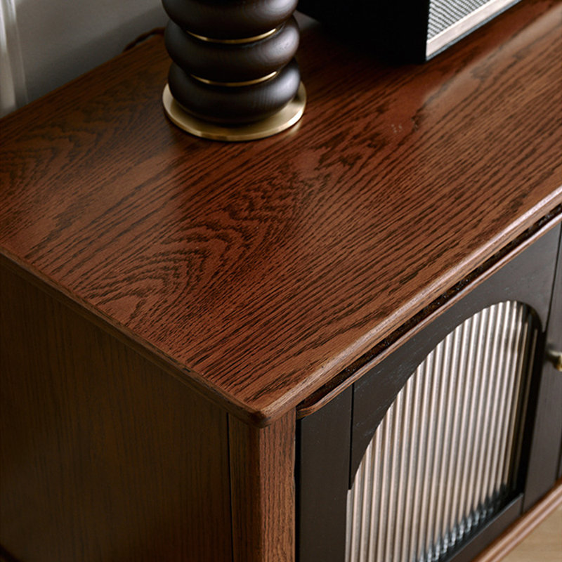 Meuble télé avec rangement French Vintage, 86.61"