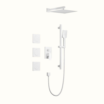 Système de douche complet avec valve brute
