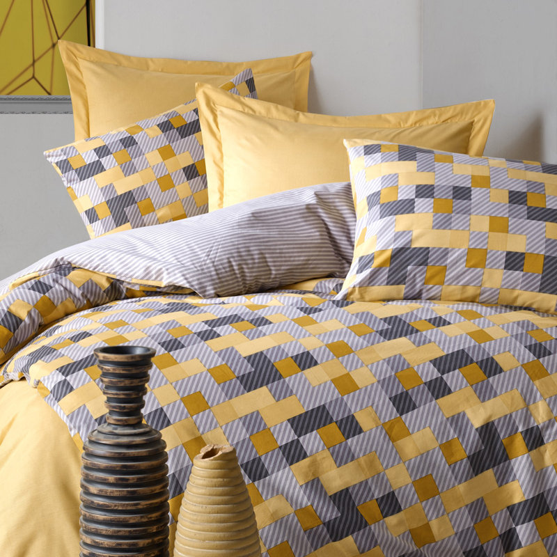 DUVET COVER Sateen Duvet Cover, Full Duvet Cover + 1 Sheet + 2 Pillow Cases