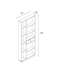Bibliothèque géométrique moderne H 74,3 "x l 31,7" Modern-410628172