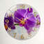 Horloge murale mauve mauve en verre-1613105499