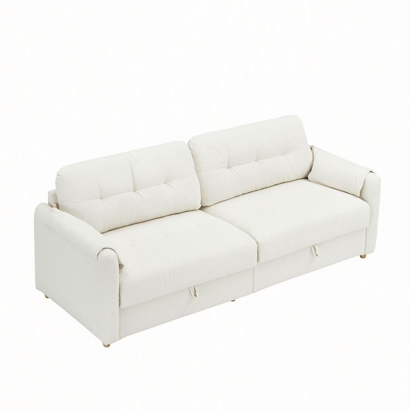 Canapé inclinable polyvalent avec éponge à haute résilience Assemblage facile pour les sièges, Beige