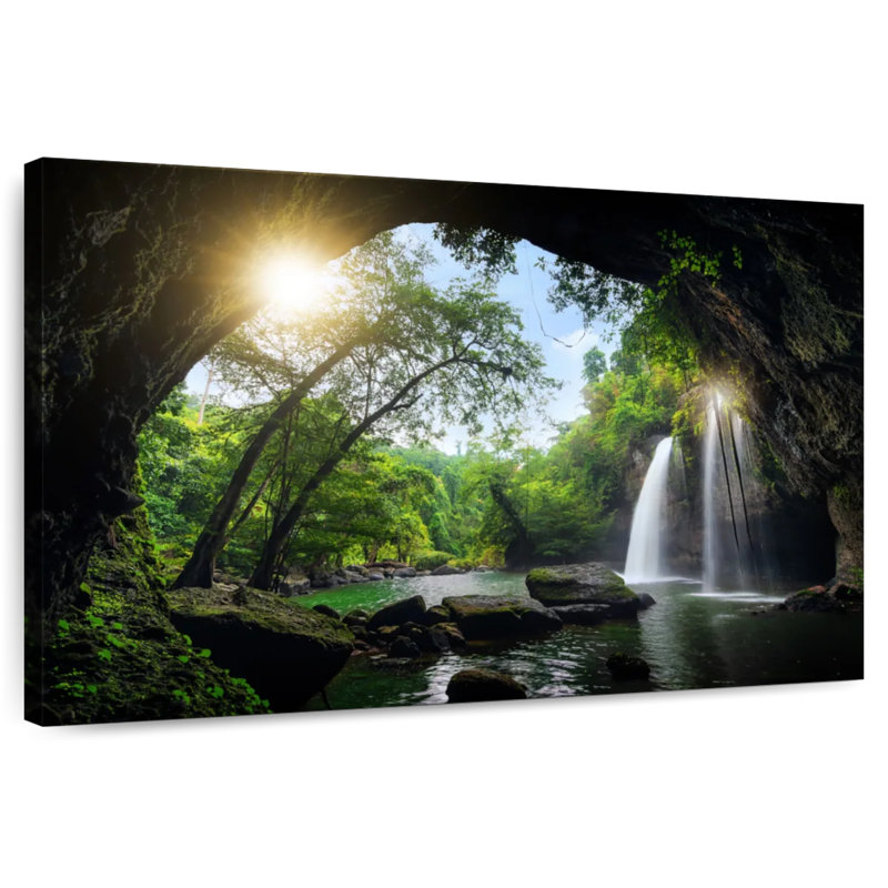 Alvord Haew Suwat Waterfall, 24" H x 36" W