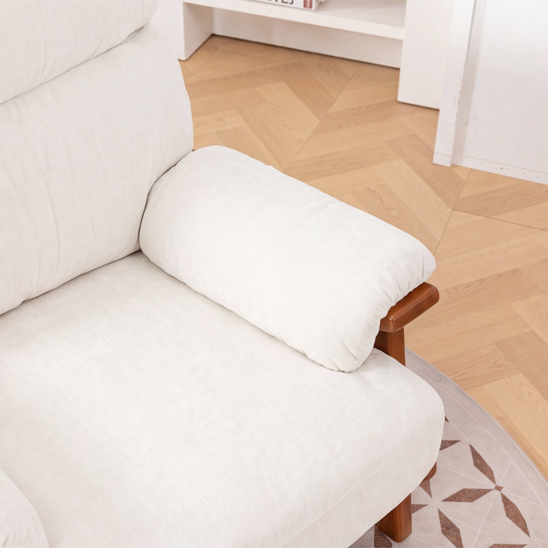 Fauteuil d'appoint Cozy Modern Chenille, Beige