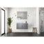 Meuble-lavabo bleu marine l 36 po x P 22 po avec plateau en marbre de culture-1009024515-1009024540