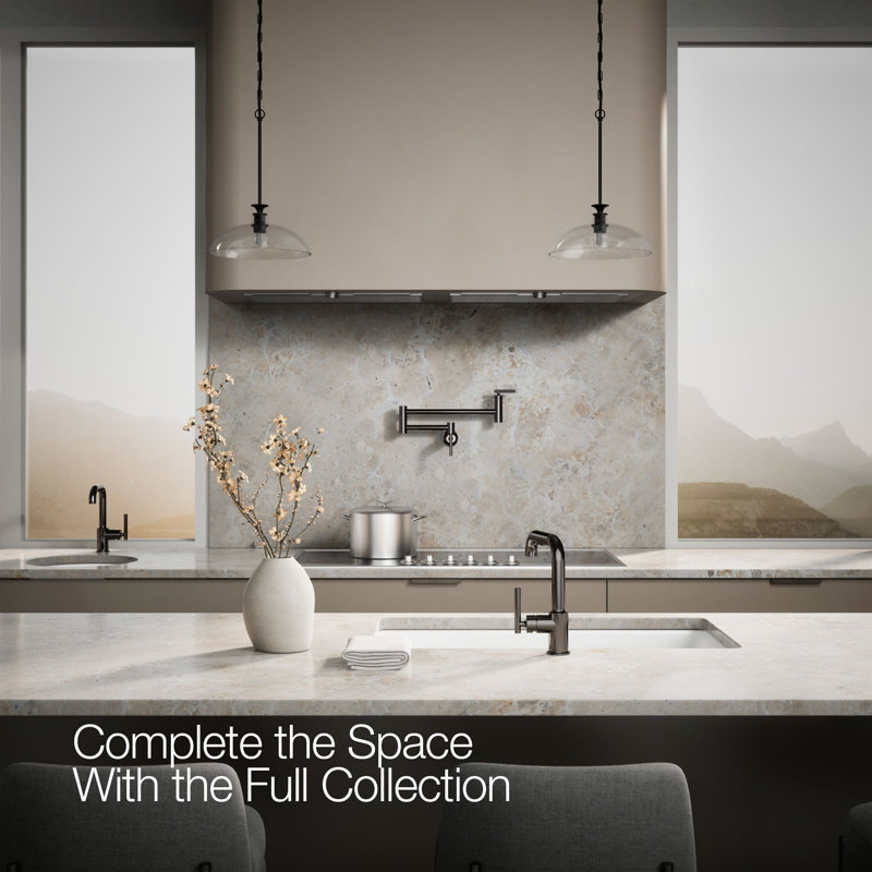 Purist® Single Handle Kitchen Faucet, Titanium