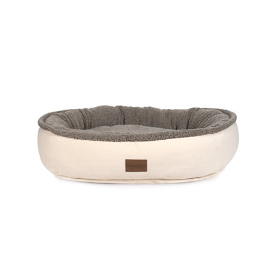 Microfiber Comfy Cup Dog Bed with Removable Cover