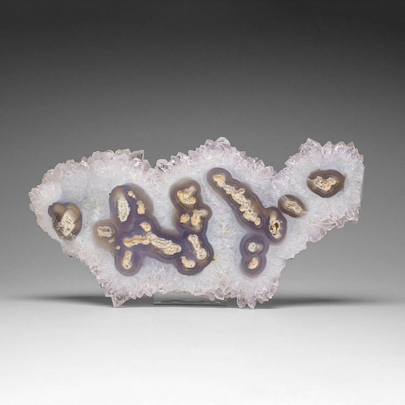 Quartz Stalactite Slice From Uruguay (305.5 Grams)