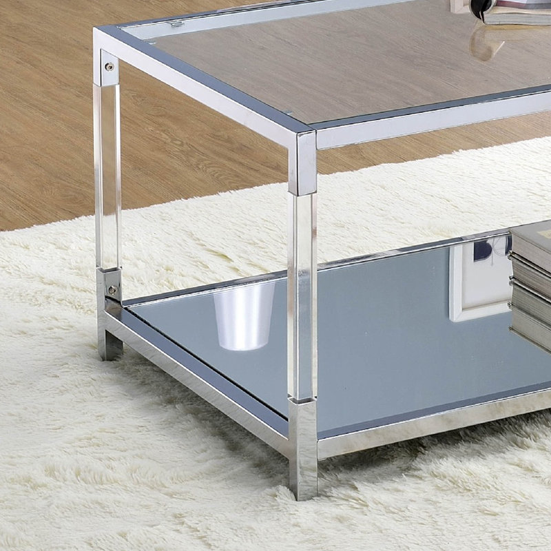 Cassiani Glass Top Single Coffee Table
