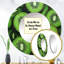 Rosemay Emerald Elegance Kiwi Fruit - miroir décoratif fruits, miroir mural rond traditionnel, impression d'art en métal-49485545
