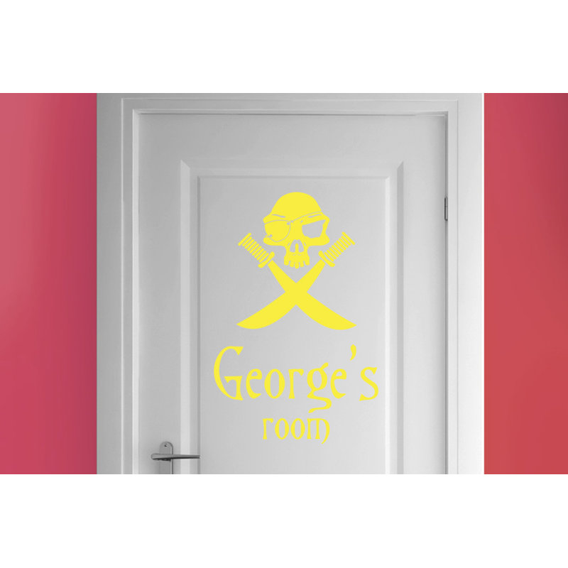 Nautical & Beach Wall Decal, Bright Yellow