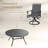 6-Person Outdoor Patio Dining Set With Swivel Chair-1809783839