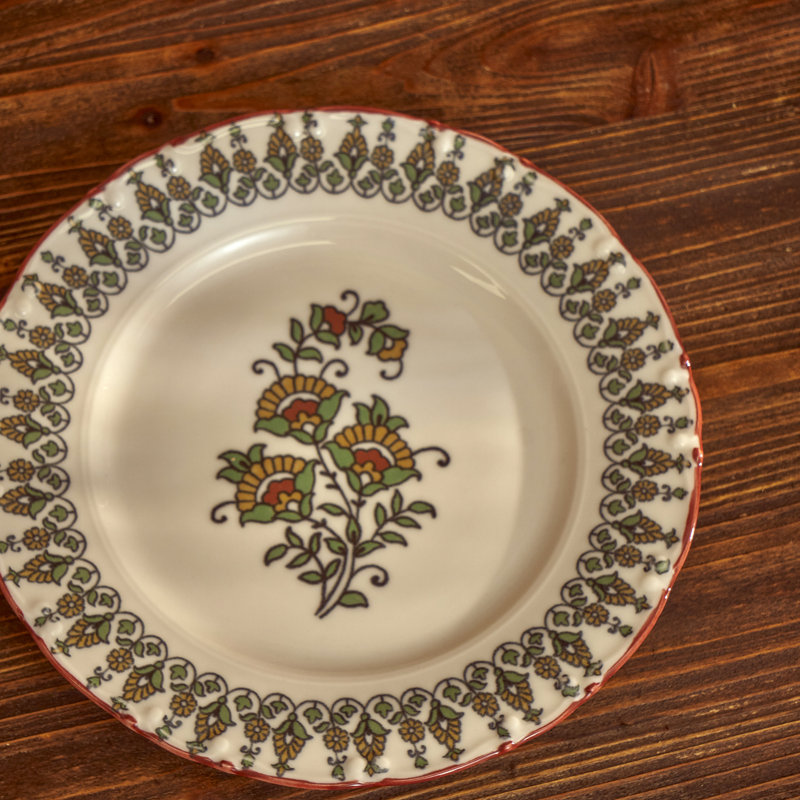 Assiette à dîner Indian Porcelain