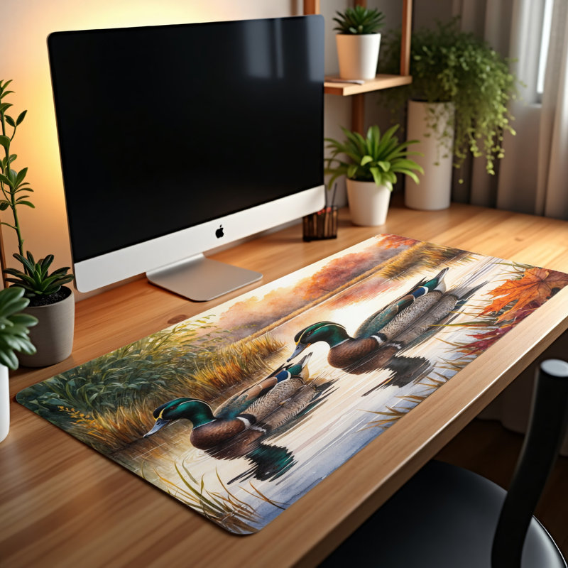 Polyester Desk Pad, 31.5x15.5