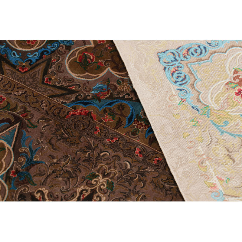 The Jahanshah Collection Handmade Silk Area Rug