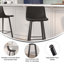 Tabouret 28,75 po Brandy-88697086