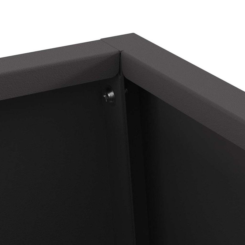 Modern Outdoor Fire Pit, Black