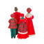Red Happy Caroler Family
