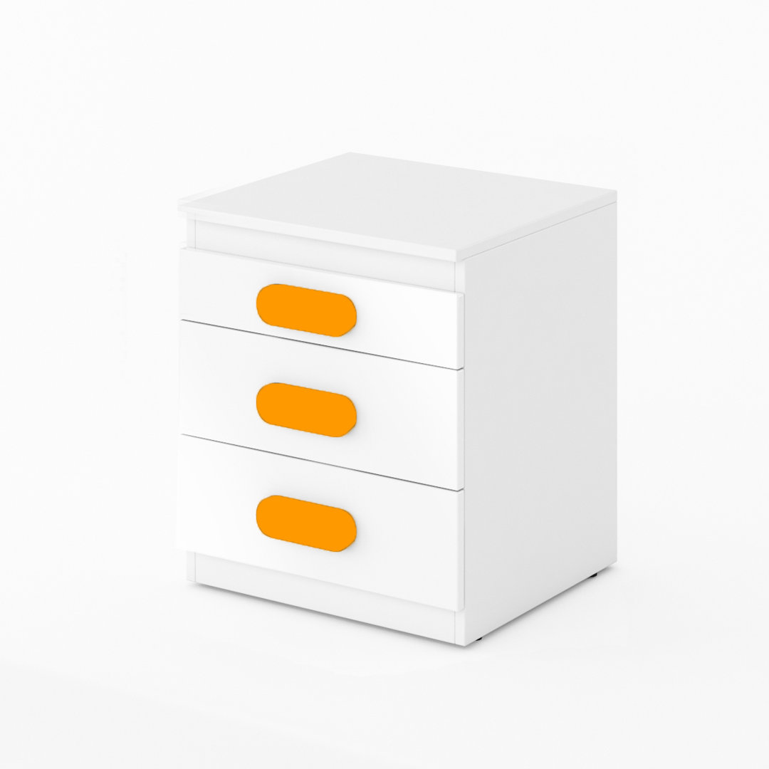 45cm W Plywood / Laminate Board Bedside Table