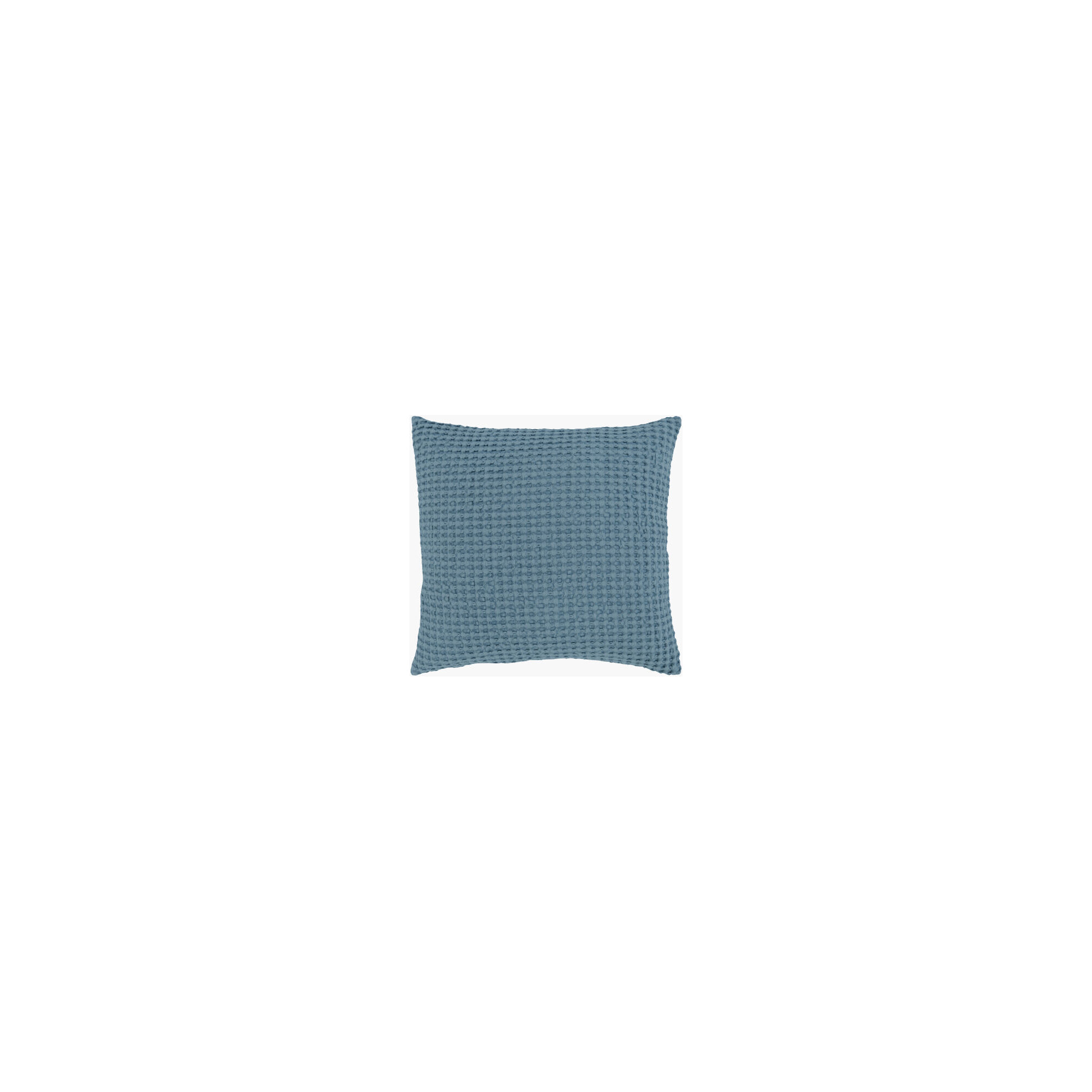 Ruta Cotton Pillow Cover, Denim, 18" H x 18" W