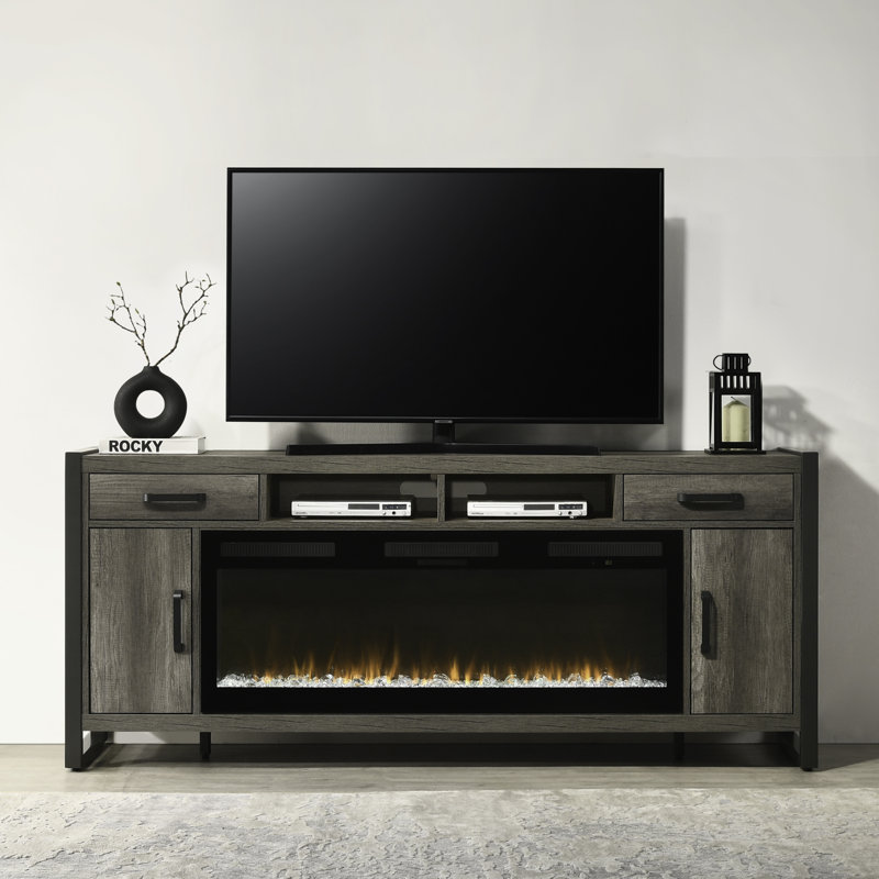 Aulani 78 Inch TV Console w/ Fireplace