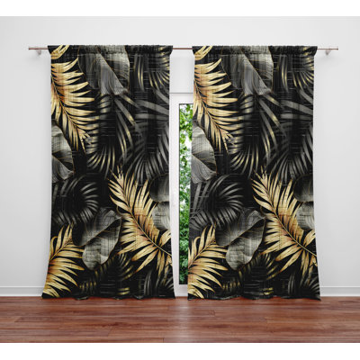 Paire de rideaux Sherie Monstera
