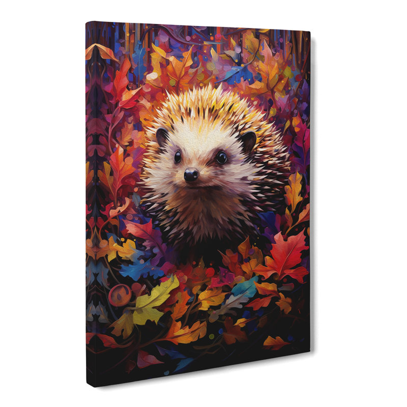 Hedgehog Abstract - No Frame Print, 60cm H x 40cm W x 3cm D