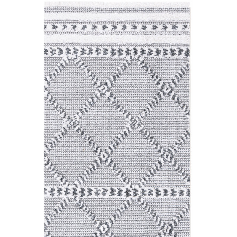 Audrii Performance Geometric Rug, Runner 2' x 9'