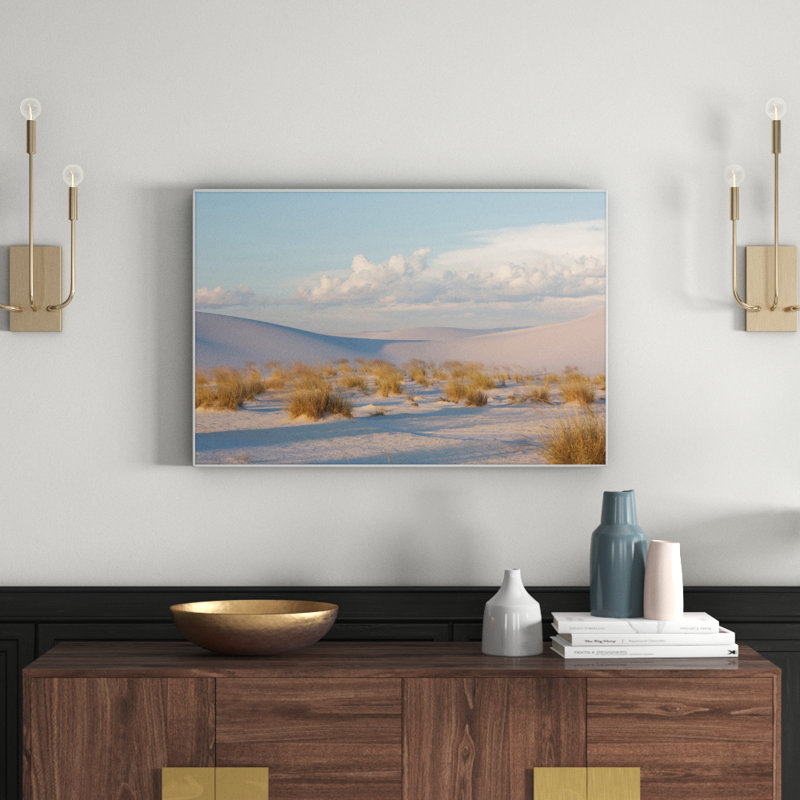 1 Piece Single Picture Frame Wall Art, 61cm H x 91cm W, White