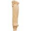 Grand corbeau traditionnel pilaster l 6 6 1/4 po x P 3 po x H 22 po, chêne rouge (paquet de 2)-91124354