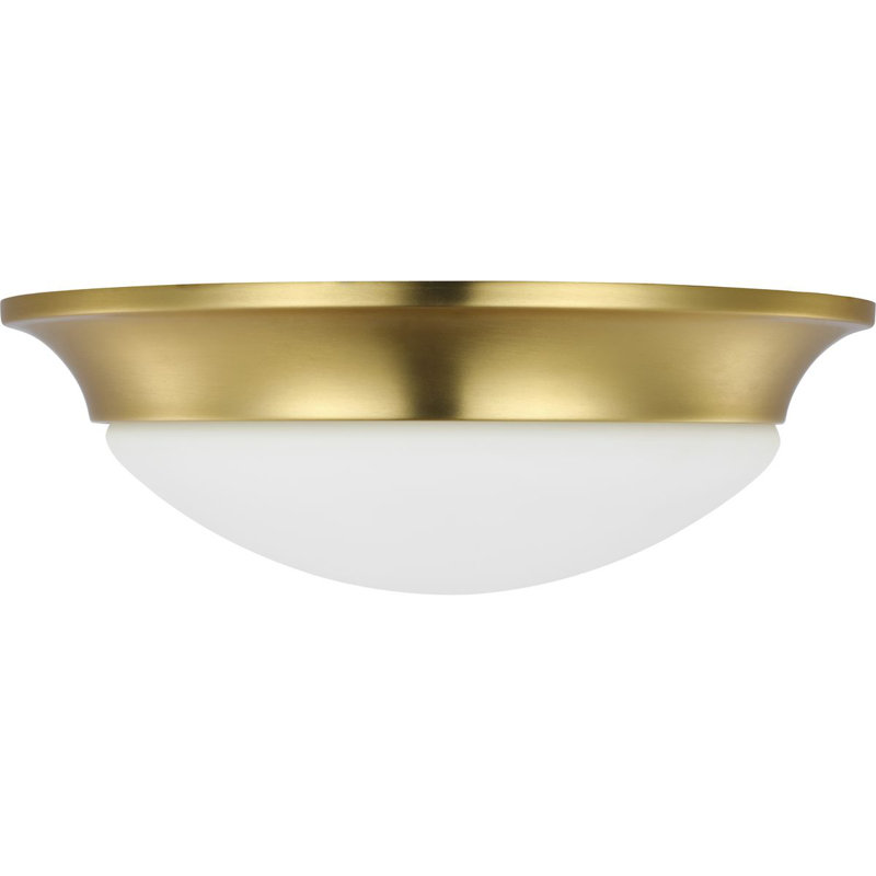 Plafonnier encastré à 1 lumière, H 3,75 po x l 11,5 po x P 11,5 po