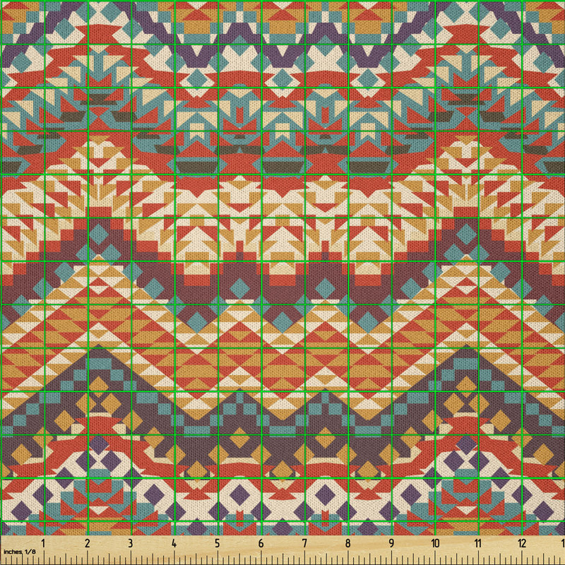 Dabriel Chevron Historical Mayan Fabric