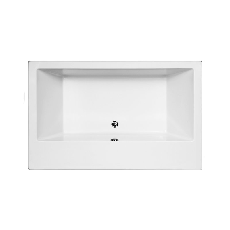 Metro 3 Soaker Tub - Matte, Undermount, 20" H x 71.75" W x 41.88" D