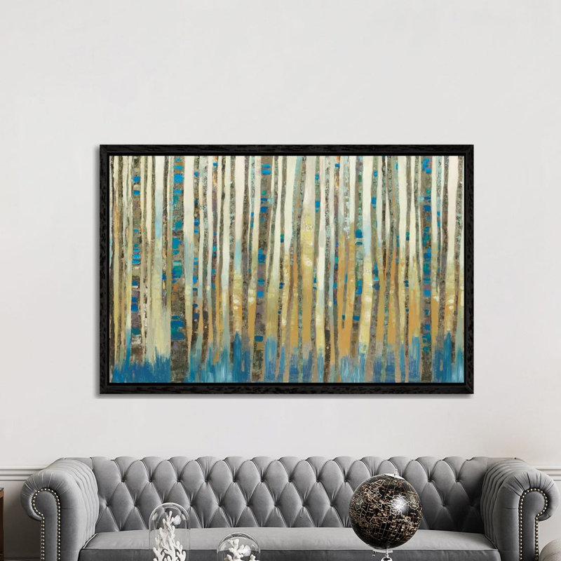 Delta 1 Piece Painting on Canvas, 152.5 cm H x 101.5 cm W, Black Framed Canvas