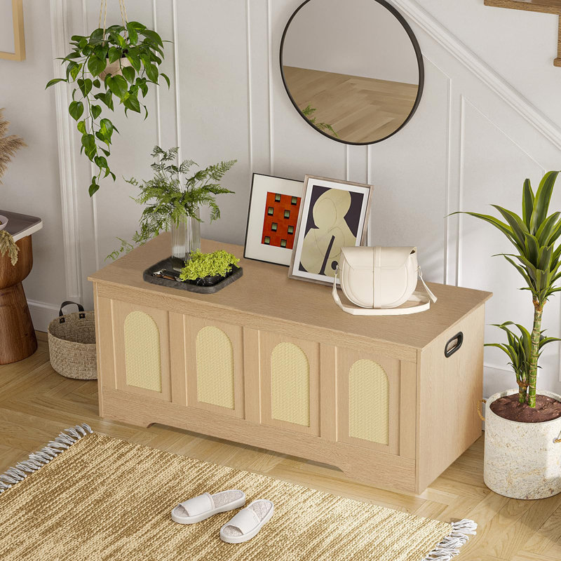Coffre de rangement 47,2 po, Natural