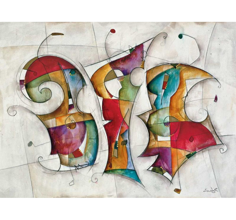 Trinx Waugh, Eric Gallery Wrapped Canvas Art Titled: Dance