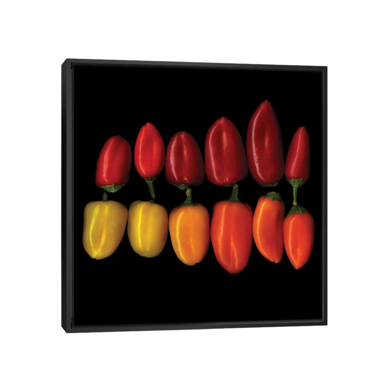 " The Chiquinos " by Magda Indigo, 26" H x 26" W x 1.5" D, Black Framed Canvas, No Matte