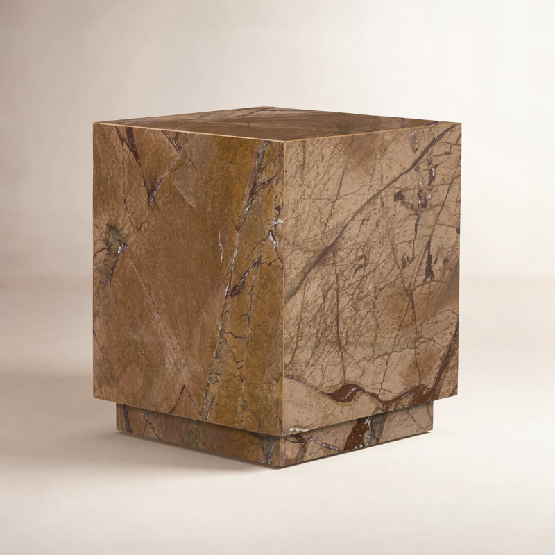 Table d'appoint Matteo, Brun