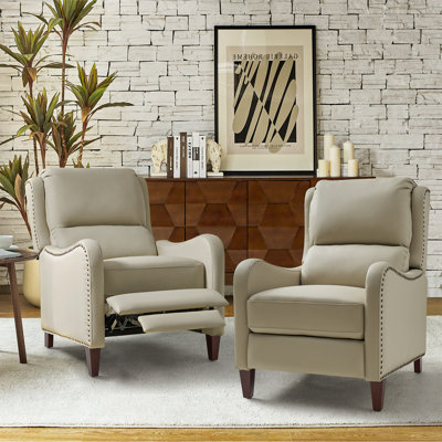 Fauteuil inclinable en cuir Beecher 28,75 po