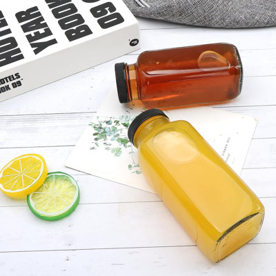 Vintage Water Bottles with Lids,8oz Reusable Glass Drinking bottles for Juicing,Hot Sauce,Kombucha,Ginger Jar,Potion,Oil,Milk Bottles,Whiskey,Portable Travel Bottle,Smoothies Bottles(12pack)