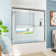 Castalia 55" - 59" W x 56" H Double Sliding Semi-Frameless Tub Door with Clear Glass