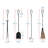 Everson Iron Fireplace Tool Set